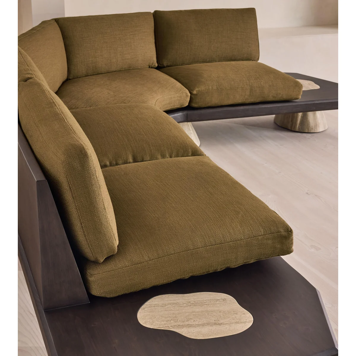 Torno Modular Sofa, Wool Linen, Ochre, UK – image 7
