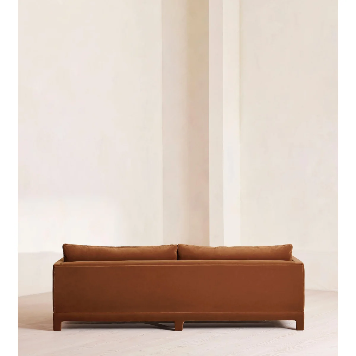 Ashford Four Seater Sofa, Velvet, Cinnamon, UK – image 5