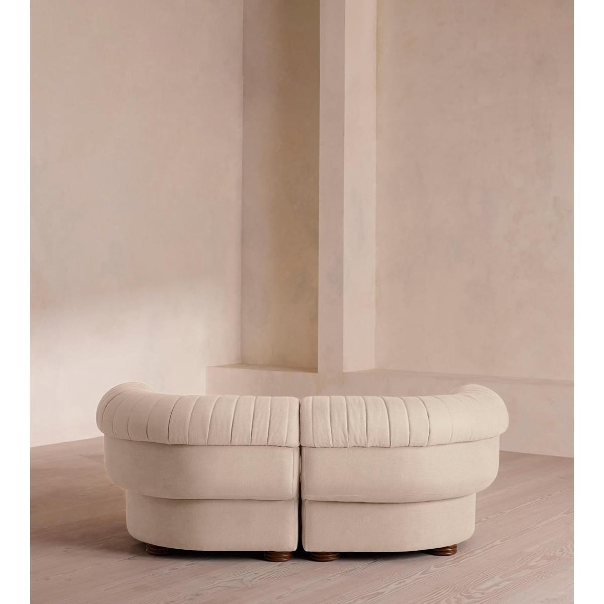 Rava Modular Sofa, Three Seater, Linen, Bisque – image 5