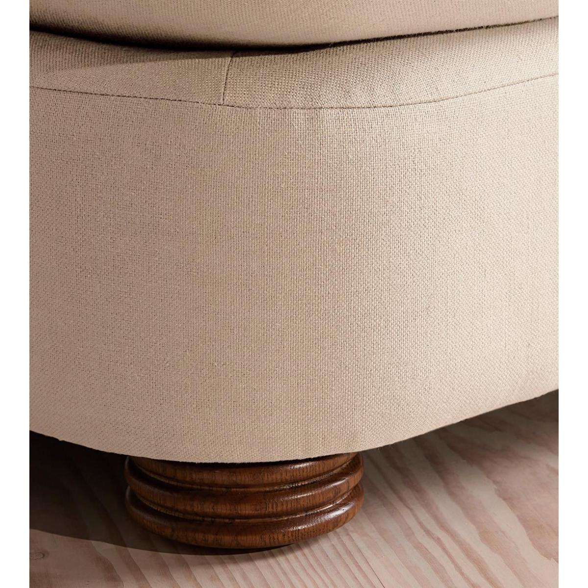 Rava Modular Sofa, Three Seater, Linen, Bisque – image 6