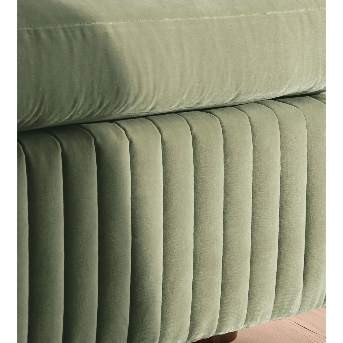 Oona Modular Sofa, Three Seater, Velvet, Seafoam, UK – image 6