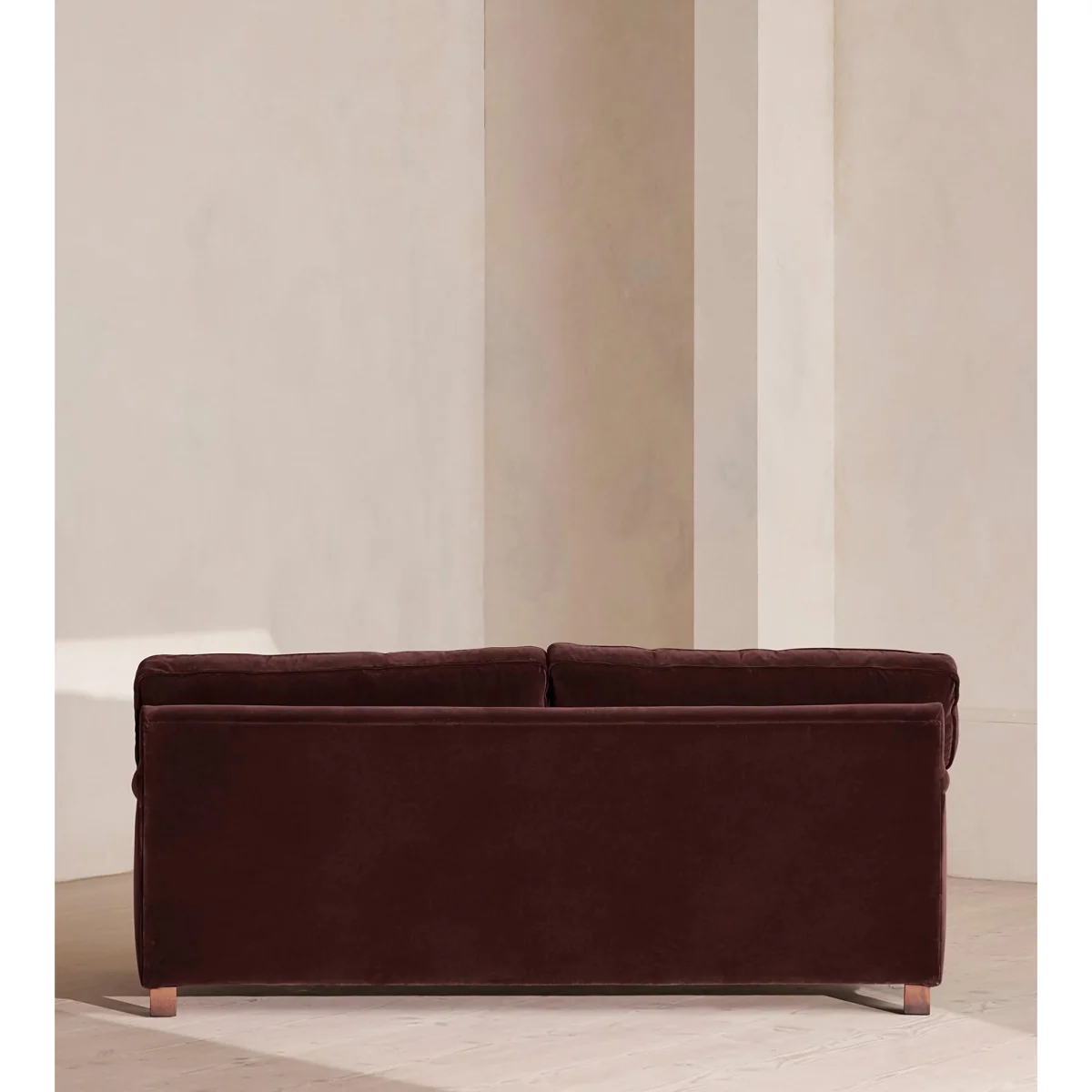 Arundel Three Seater Sofa, Velvet, Aubergine – image 5