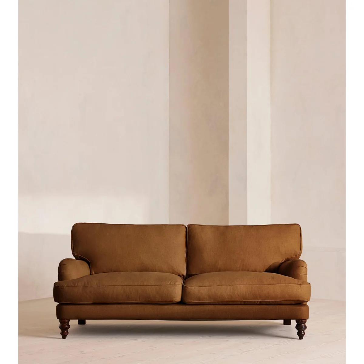 Arundel Three Seater, Sofa, Linen, Terracotta – image 2