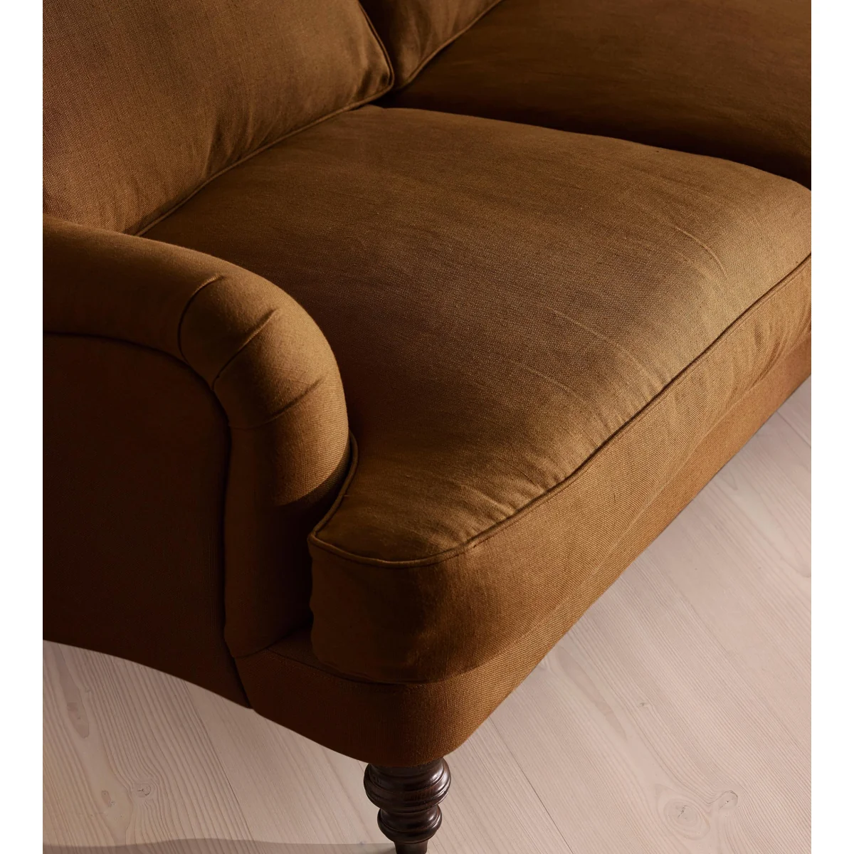 Arundel Two Seater, Sofa, Linen, Terracotta – image 6