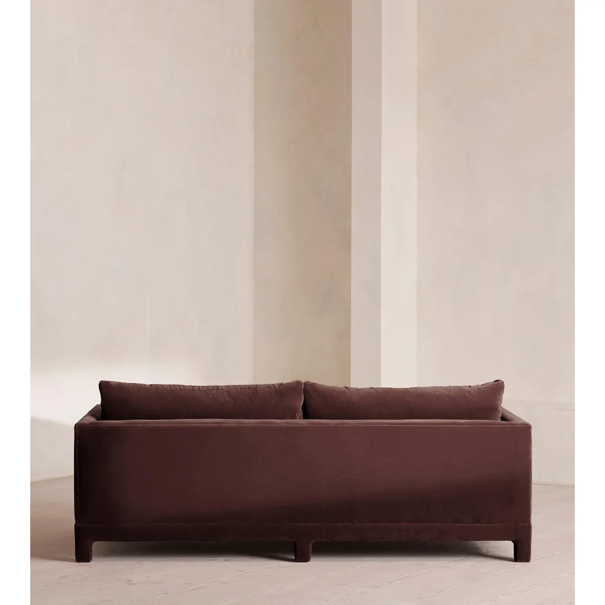 Ashford Three Seater Sofa, Velvet, Aubergine, UK – image 5