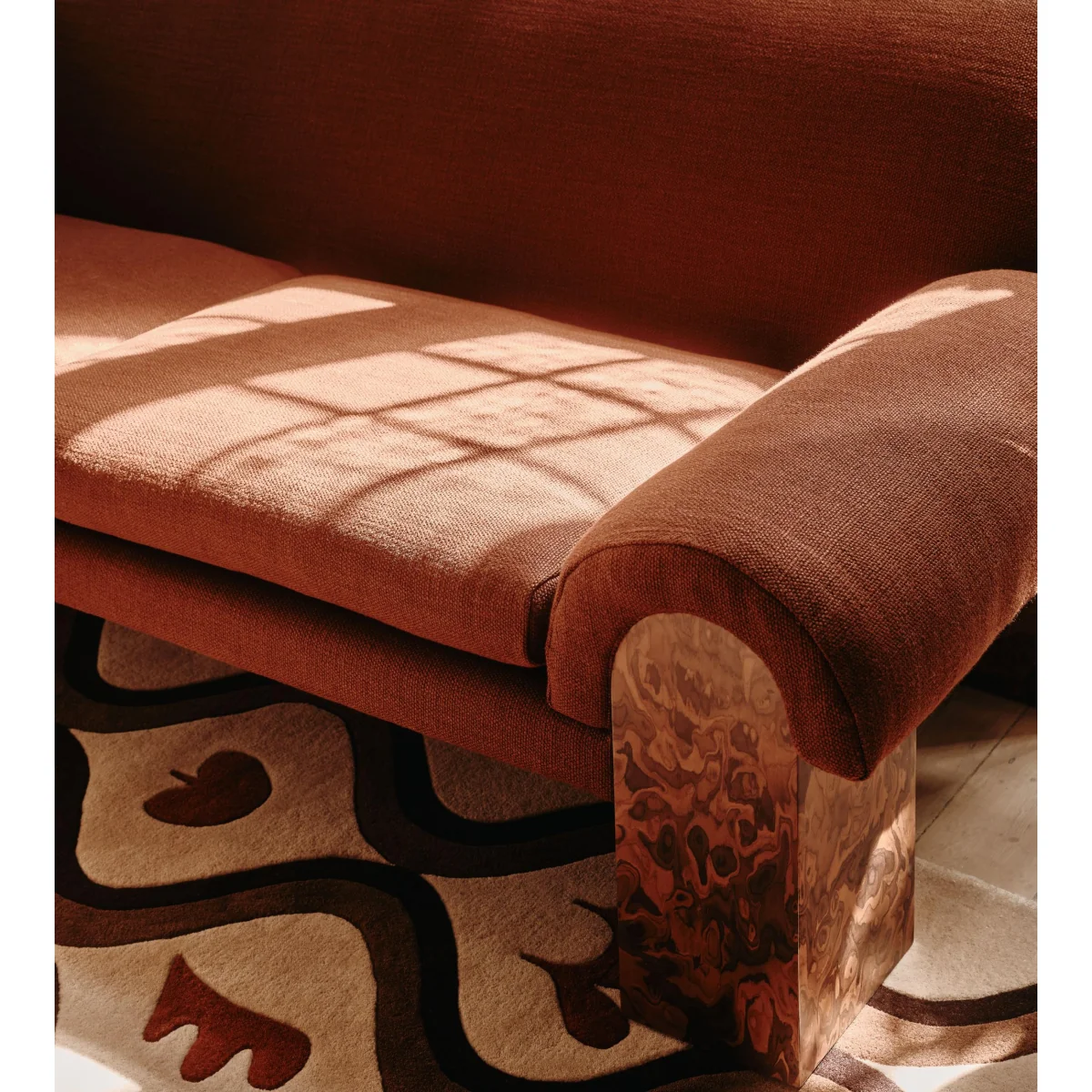 Jenkins Sofa, Wool Linen, Conker, UK – image 4