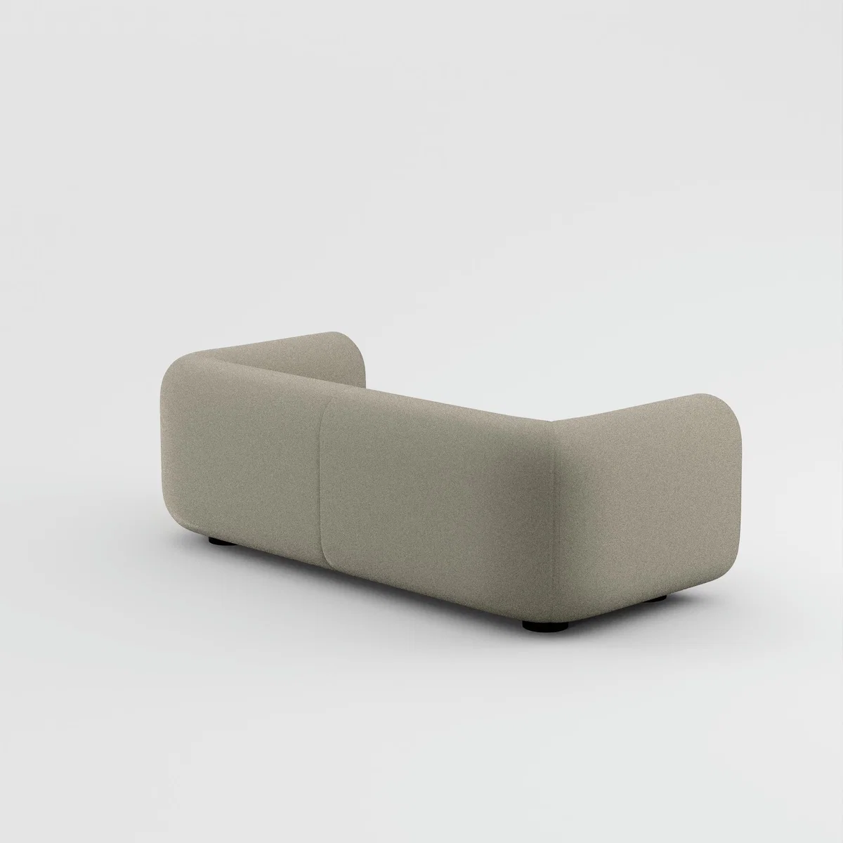 Tom Dixon - PLUMP 2.5-Seater Sofa - Configuration 1 - White (Kvadrat Autumn 0101) – image 2
