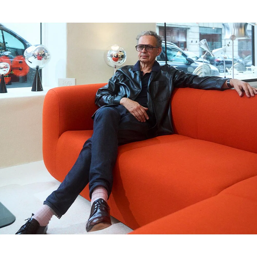 Tom Dixon - PLUMP 2.5-Seater Sofa - Configuration 1 - White (Kvadrat Autumn 0101) – image 11