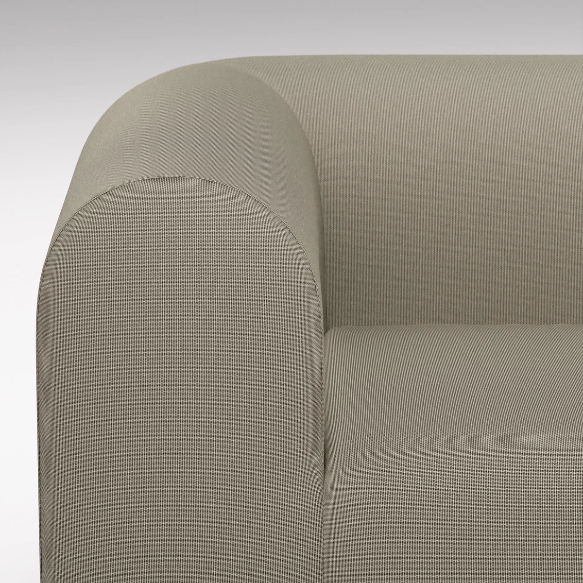 Tom Dixon - PLUMP 2.5-Seater Sofa - Configuration 1 - White (Kvadrat Autumn 0101) – image 6
