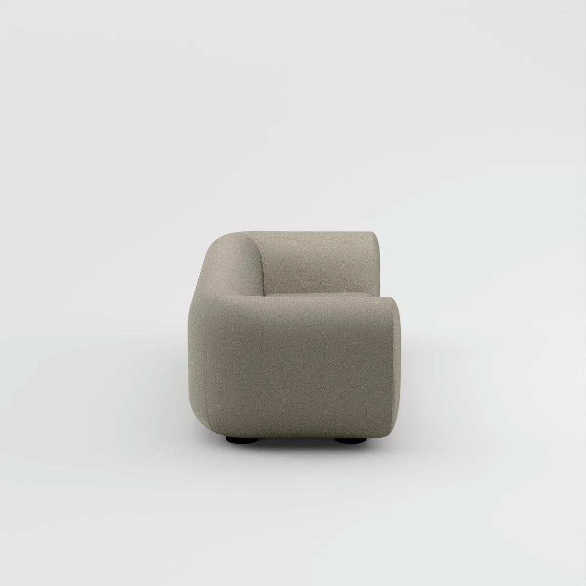Tom Dixon - PLUMP 2.5-Seater Sofa - Configuration 1 - White (Kvadrat Autumn 0101) – image 7