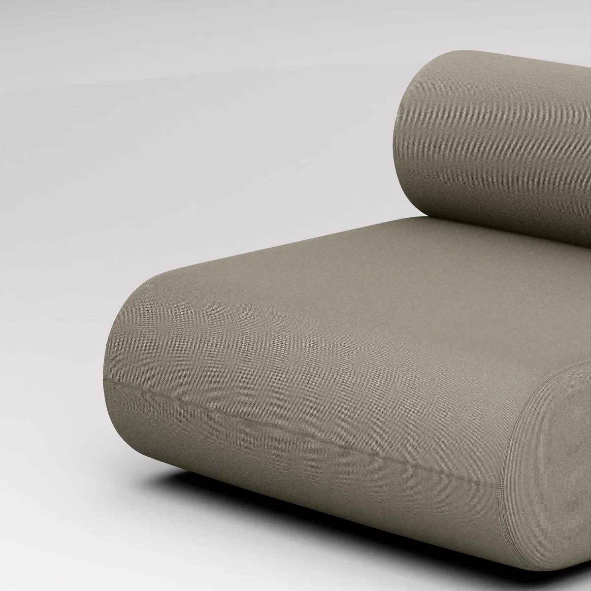 Tom Dixon - FAT Sofa Middle Module - White (Kvadrat Autumn 0101) – image 5
