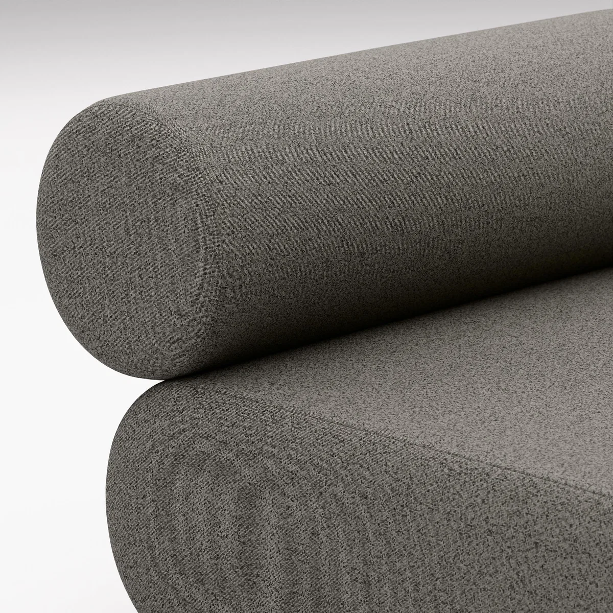 Tom Dixon - FAT Sofa Middle Module - Grey (Kvadrat Melange Nap 0111) – image 3