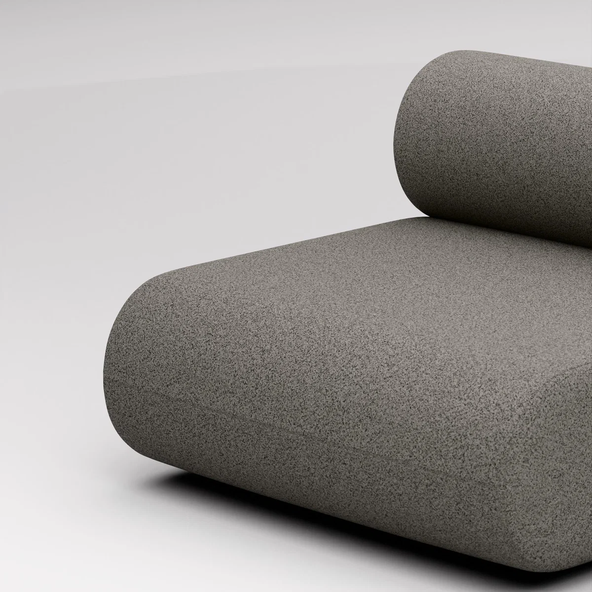 Tom Dixon - FAT Sofa Middle Module - Grey (Kvadrat Melange Nap 0111) – image 4