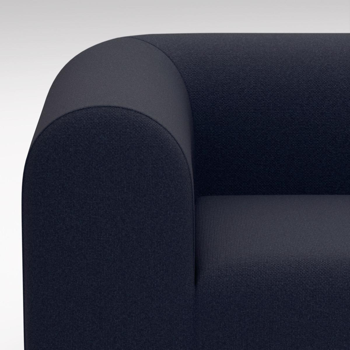 Tom Dixon - Plump 4-Seater Modular Sofa - Configuration 4 - Indigo (Linara 2494 30) – image 2