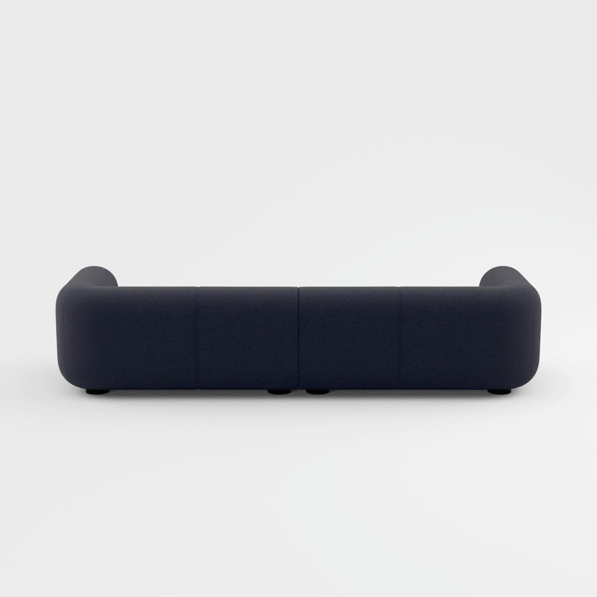 Tom Dixon - Plump 4-Seater Modular Sofa - Configuration 4 - Indigo (Linara 2494 30) – image 3
