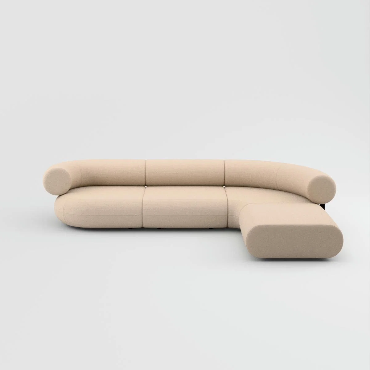 Tom Dixon - Fat L-Shaped Modular Sofa - Configuration 3 - Porridge (Linara 2494 05) – image 8