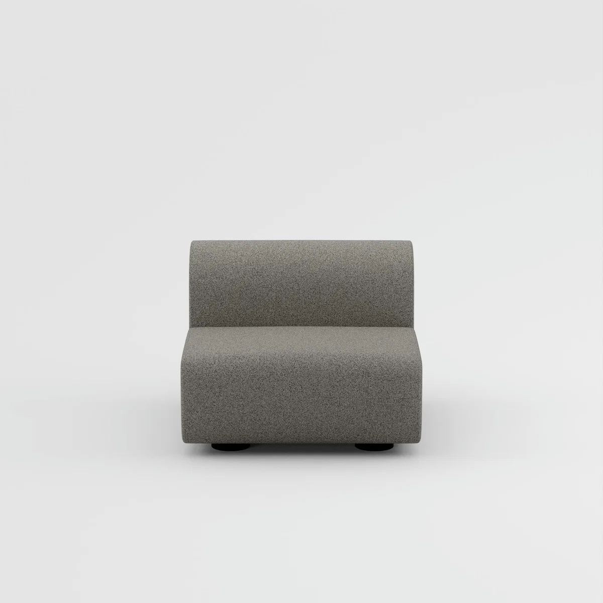 Tom Dixon - PLUMP Sofa Middle Module - Grey (Kvadrat Melange Nap 0111) – image 3