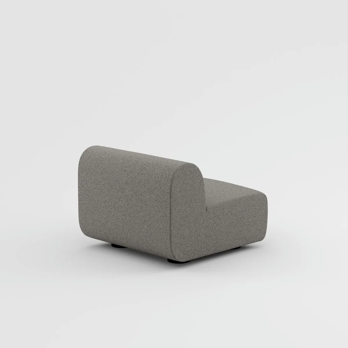 Tom Dixon - PLUMP Sofa Middle Module - Grey (Kvadrat Melange Nap 0111) – image 8