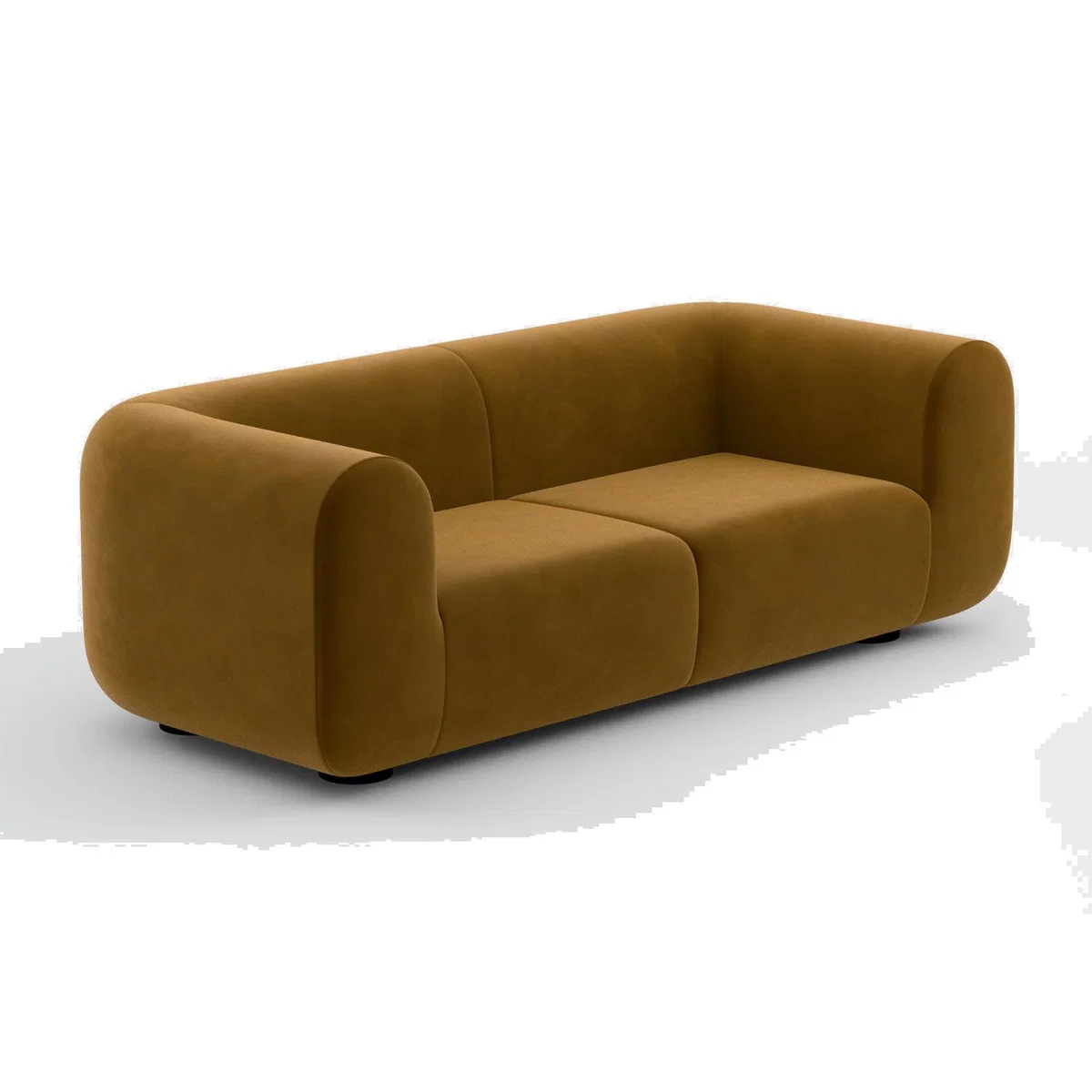 Tom Dixon - PLUMP 2.5-Seater Sofa - Configuration 1 - Gold (Royal 132) – image 1