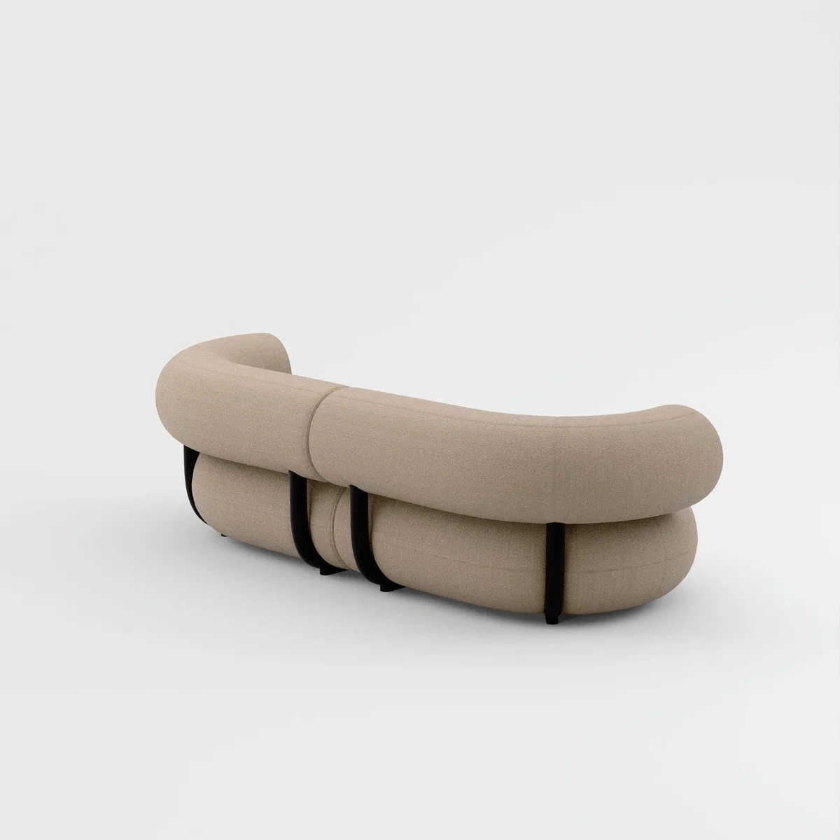 Tom Dixon - Fat 2.5-Seater Modular Sofa - Configuration 1 - Clay (Alpine 84) – image 4