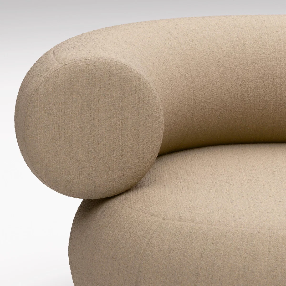 Tom Dixon - Fat 2.5-Seater Modular Sofa - Configuration 1 - Clay (Alpine 84) – image 6