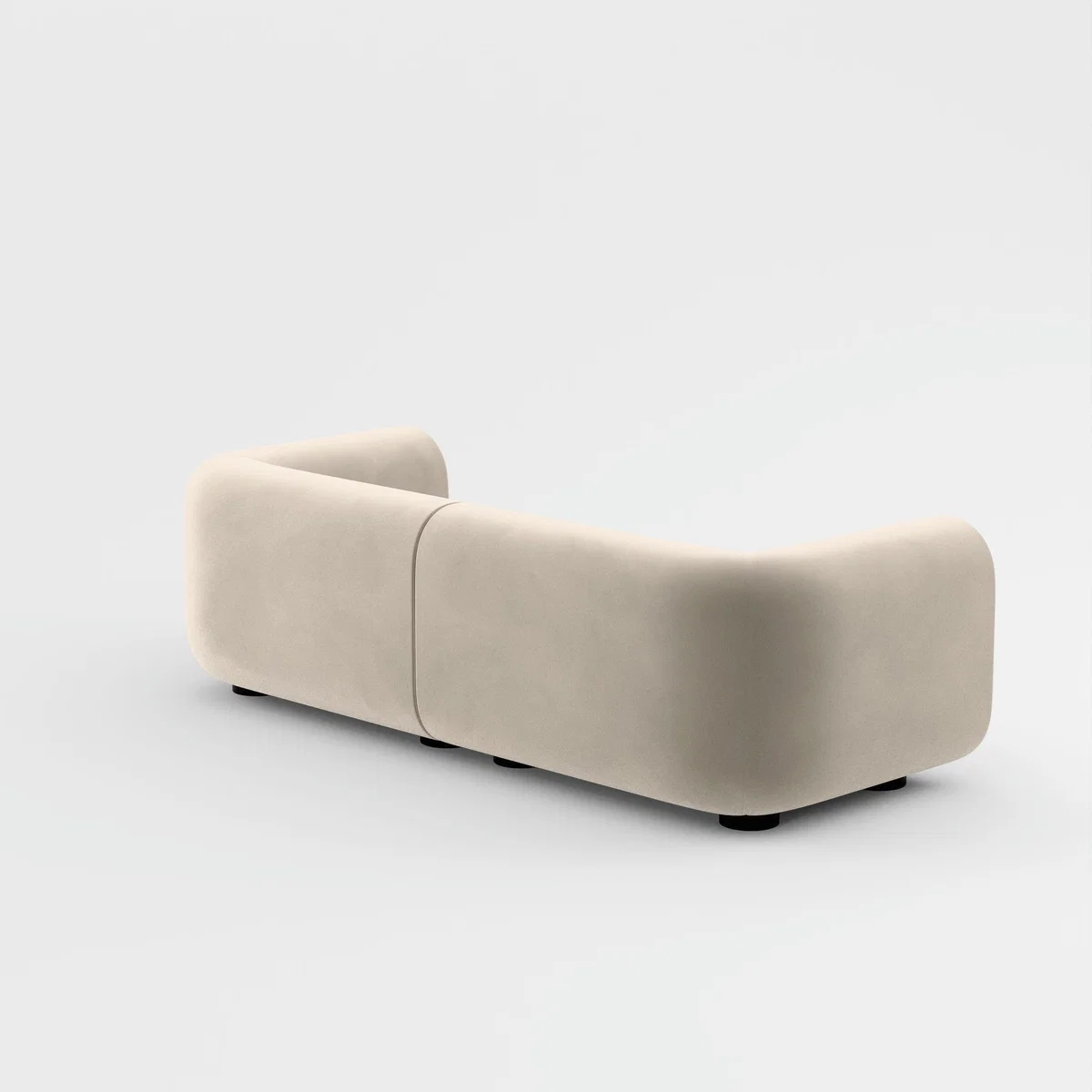 Tom Dixon - Plump 3-Seater Wide Modular Sofa - Configuration 3 - Pearl (Royal 106) – image 2