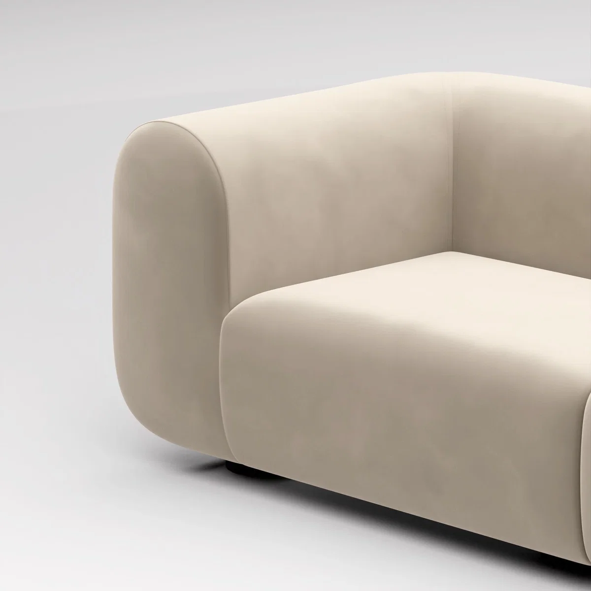 Tom Dixon - Plump 3-Seater Wide Modular Sofa - Configuration 3 - Pearl (Royal 106) – image 7