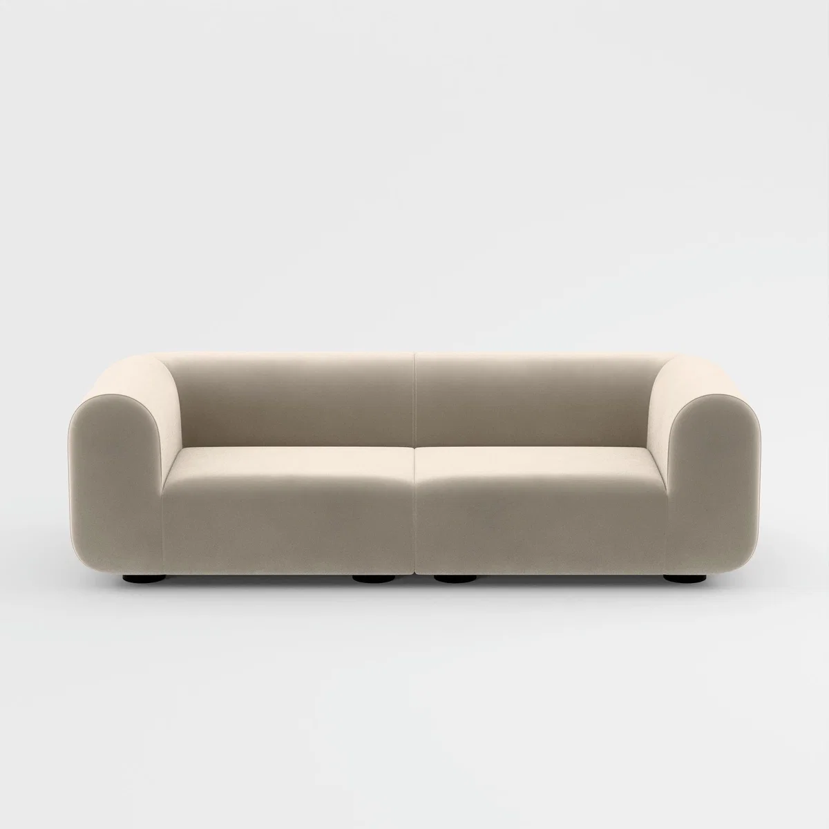 Tom Dixon - Plump 3-Seater Wide Modular Sofa - Configuration 3 - Pearl (Royal 106) – image 8