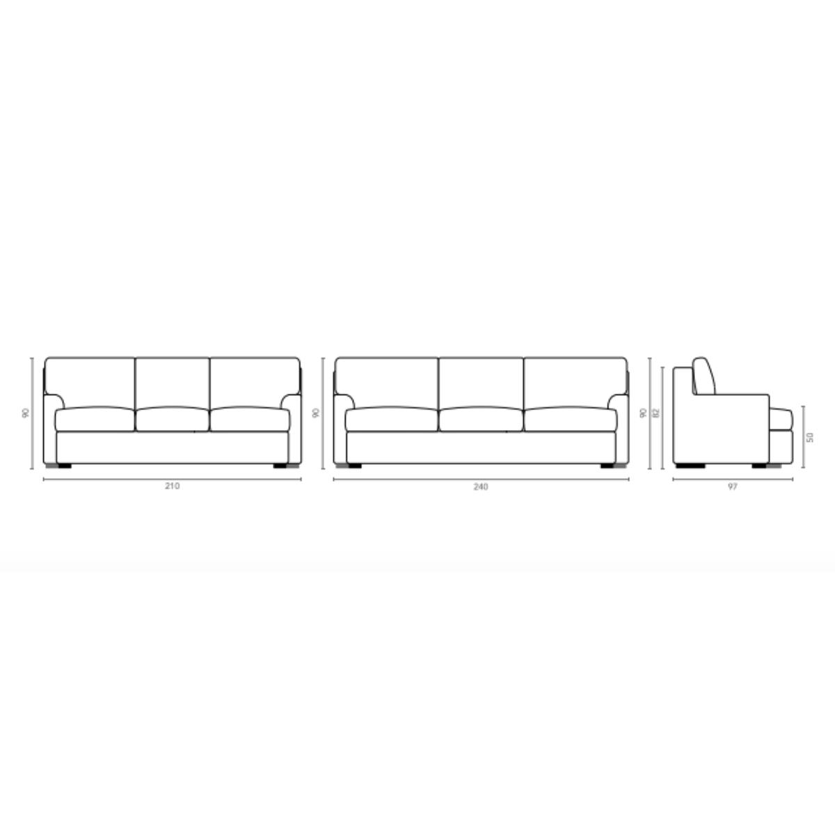 Nobilis | Canapé Toscane Sofa | 2.5 Seater – image 2