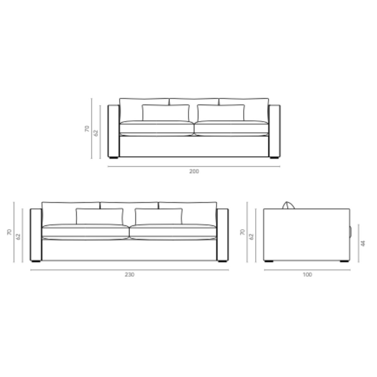 Nobilis | Canapé Family Sofa | 2 Seater – image 4