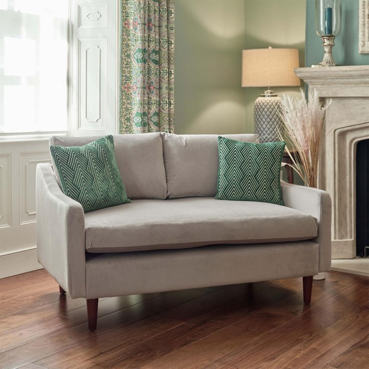 Hugo Sofa In A Box - 2 Seater in Placido Elephant