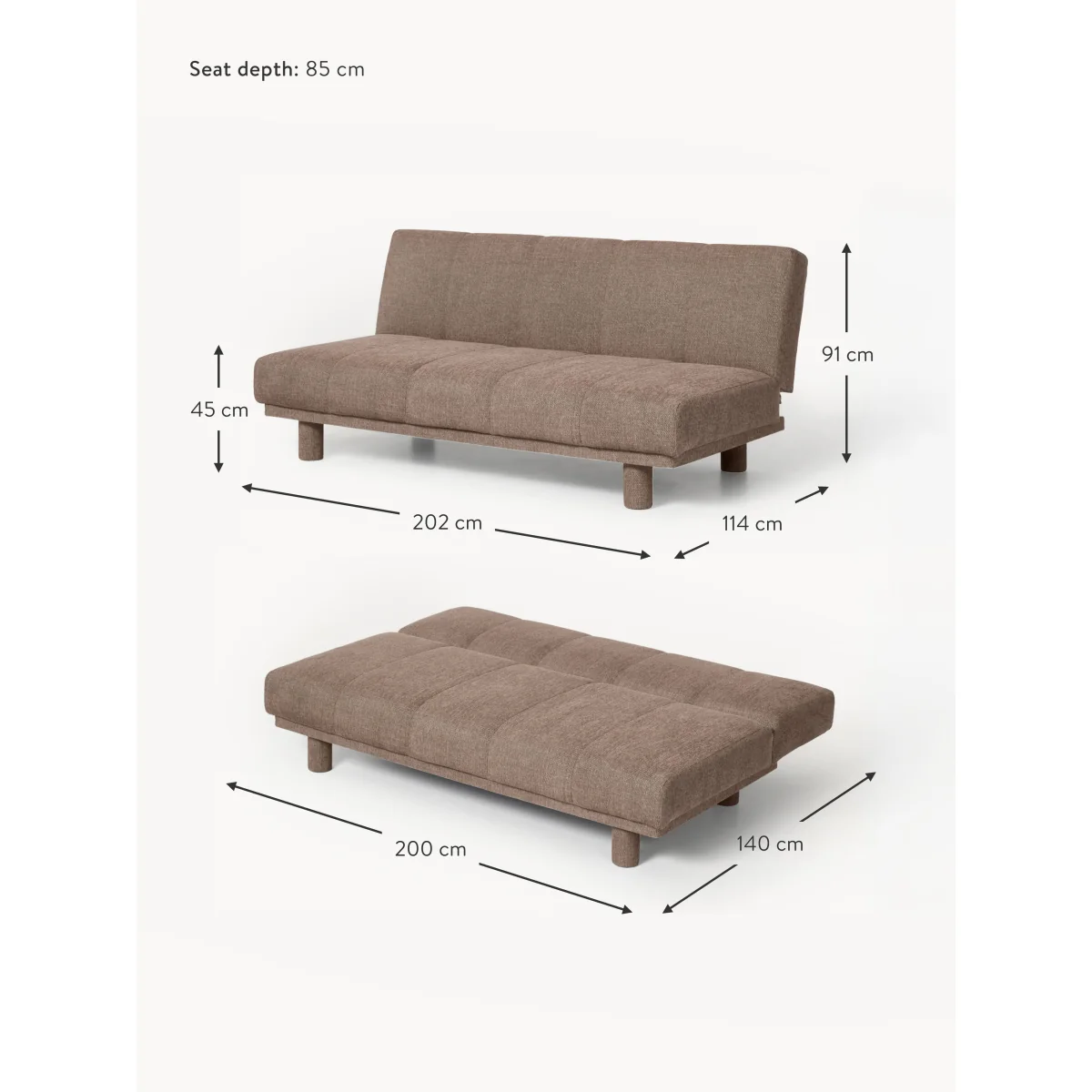 Sofa Bed Herta (3-seater) – image 10