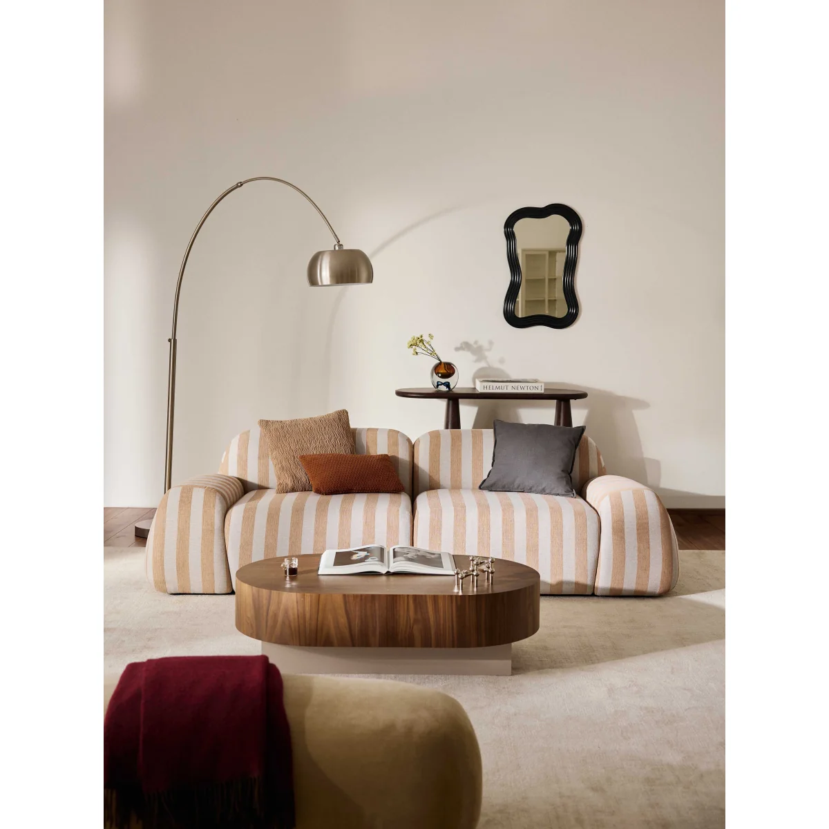 Modular Striped Sofa Wolke (3-seater) – image 9