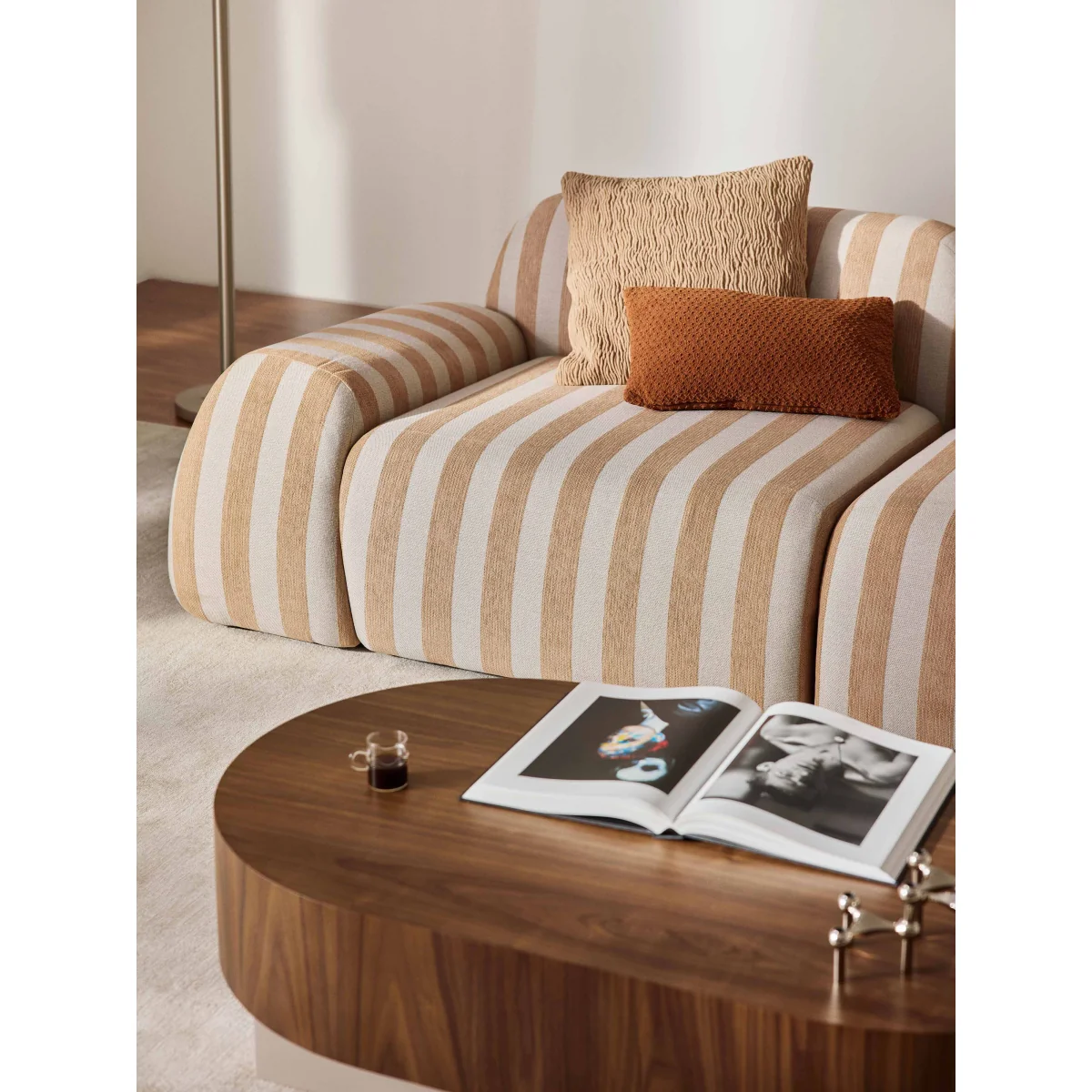Modular Striped Sofa Wolke (3-seater) – image 10