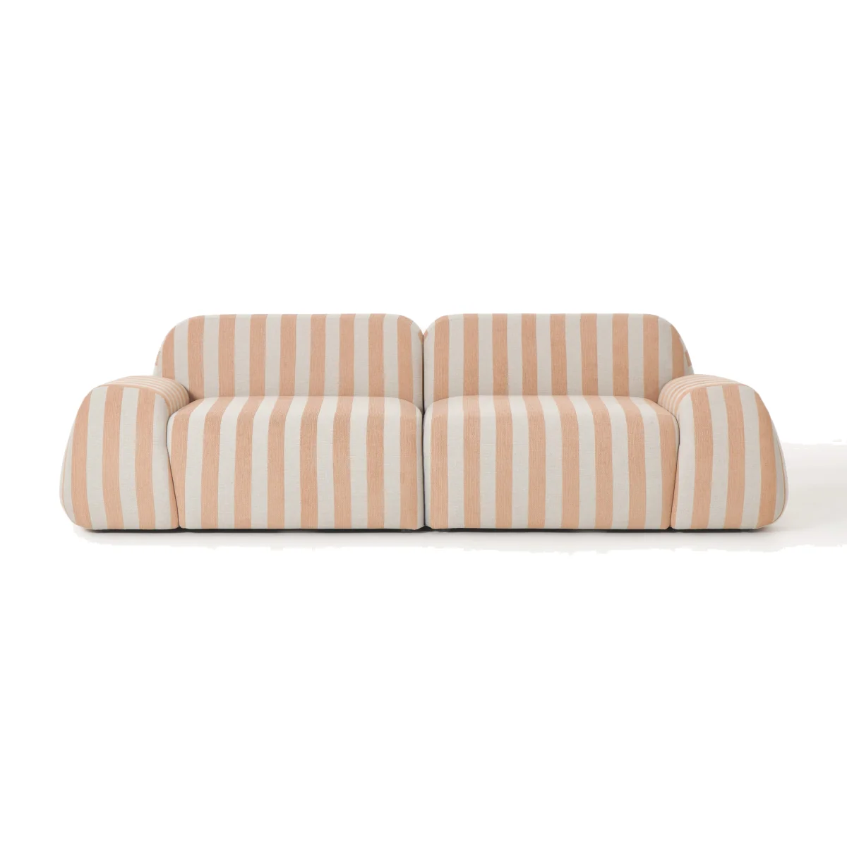 Modular Striped Sofa Wolke (3-seater) – image 1