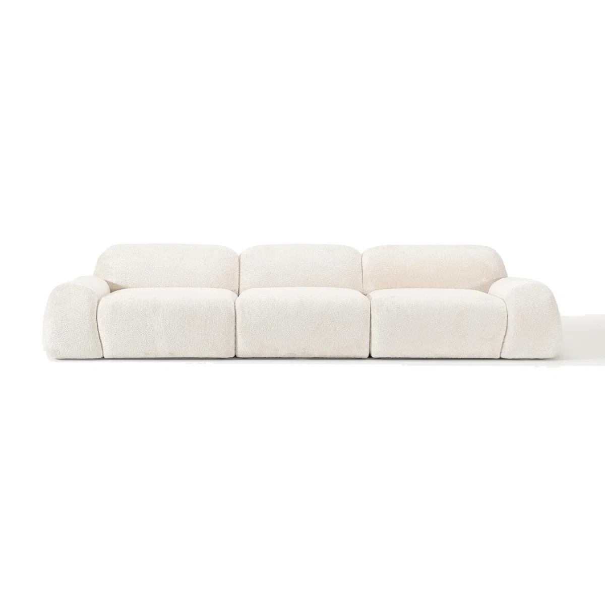 Modular Teddy-Bouclé Sofa Wolke (4-seater) – image 1