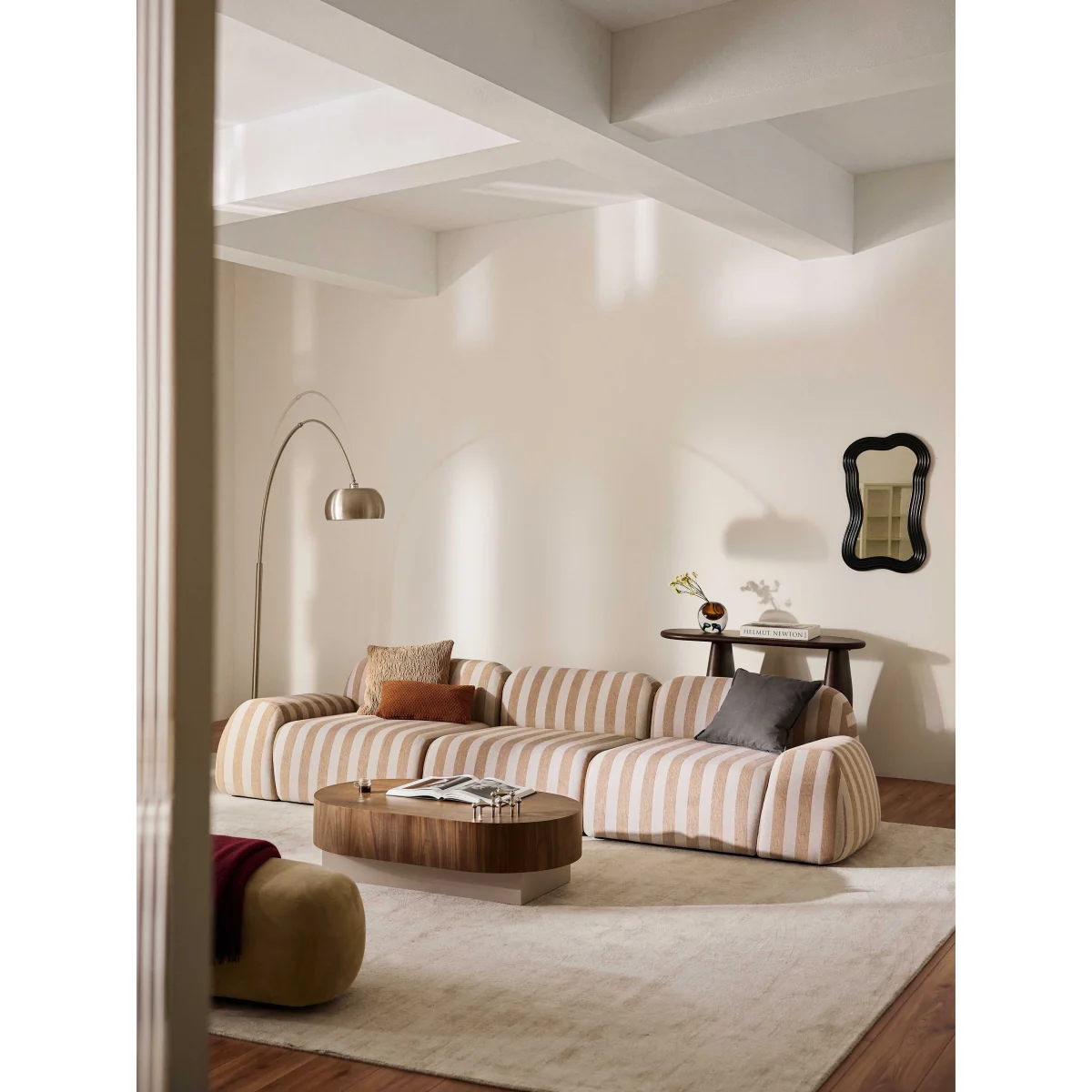 Modular Striped Sofa Wolke (4-seater) – image 11