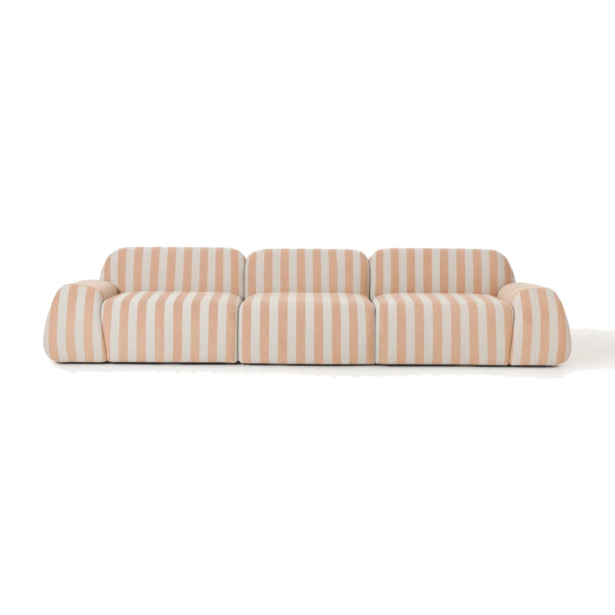 Modular Striped Sofa Wolke (4-seater) – image 1