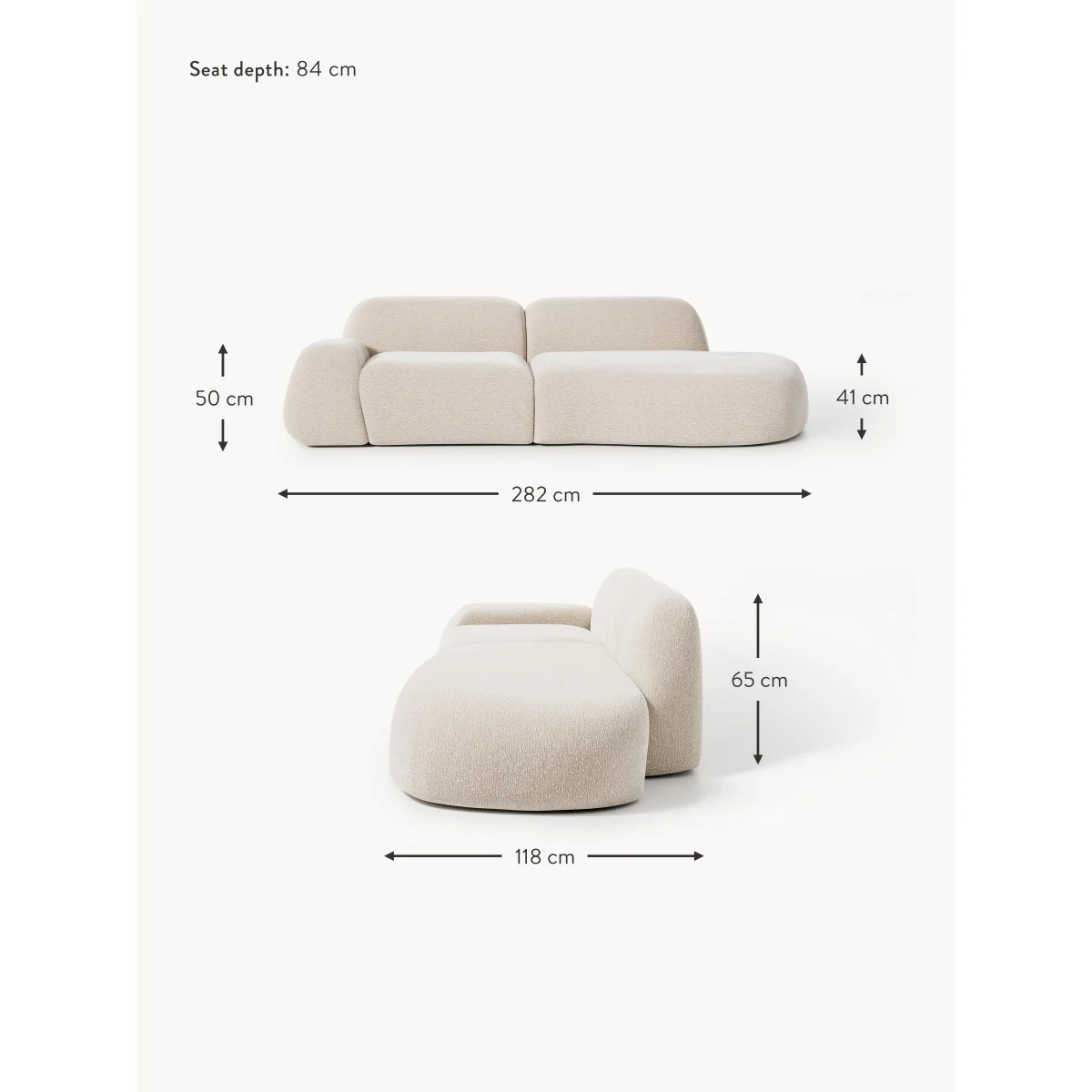Modular Chaise Wolke (3-seater) – image 10