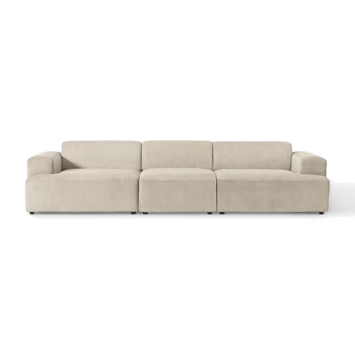Corduroy Sofa Melva (4-seater) – image 1