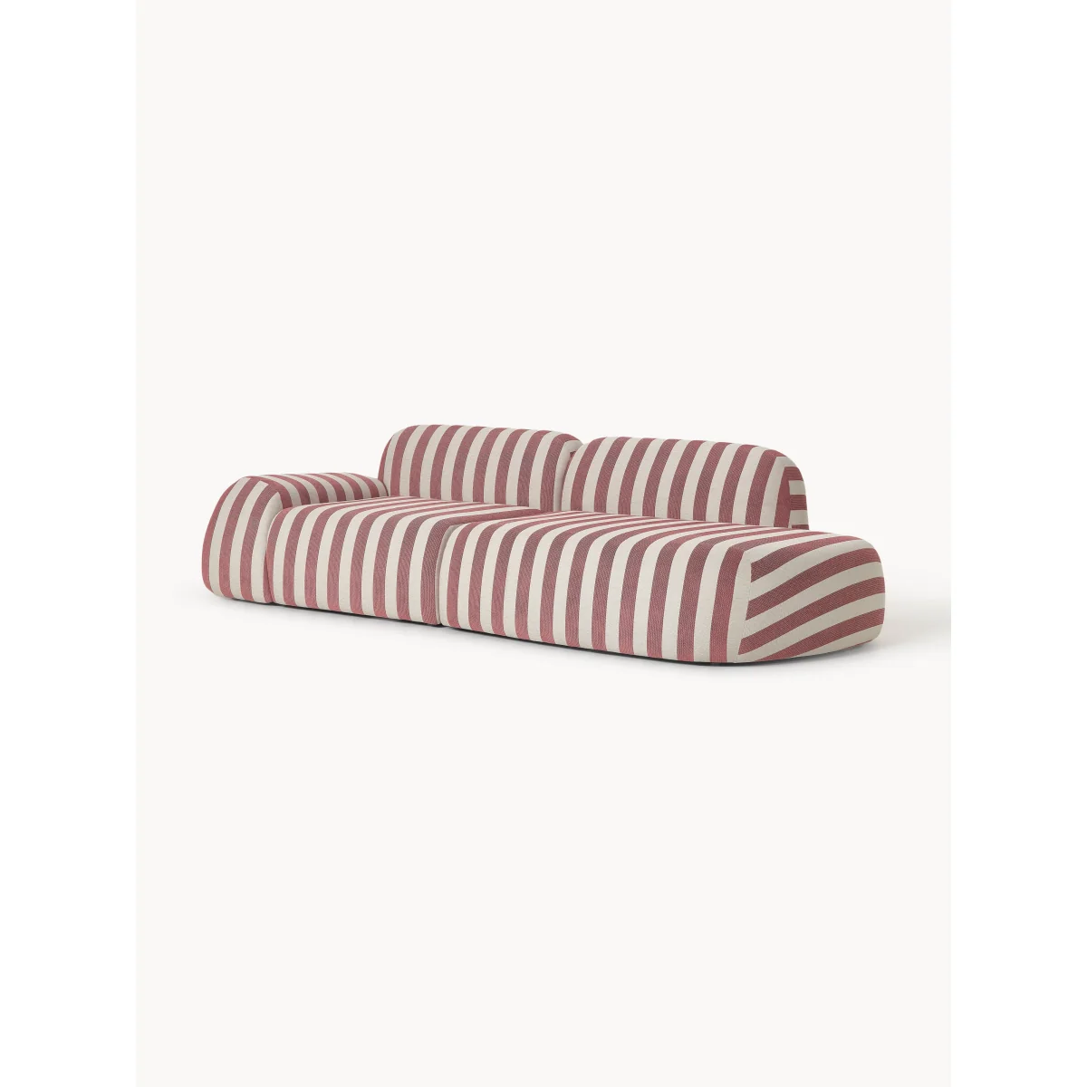 Modular Striped Chaise Wolke (3-seater) – image 2