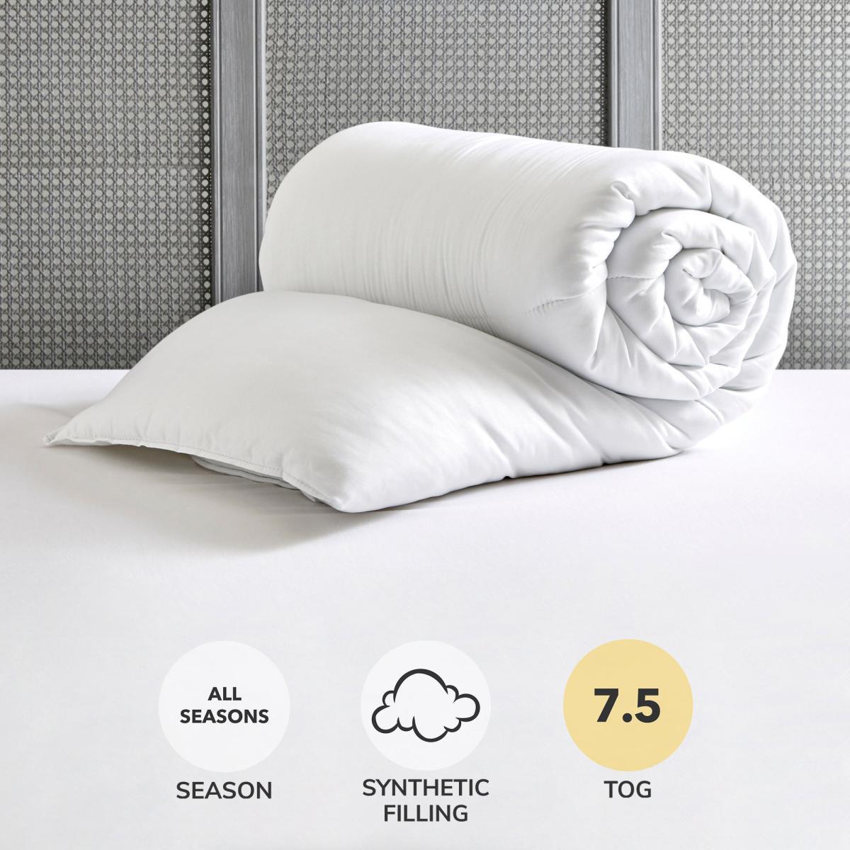 Soft and Snug 7.5 Tog Duvet White – image 1