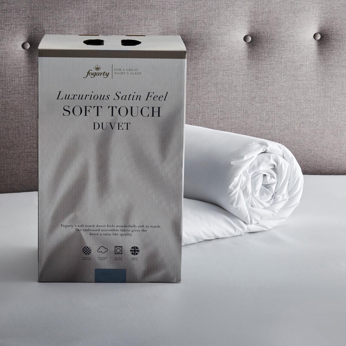 Fogarty Soft Touch 7.5 Tog Duvet White – image 2