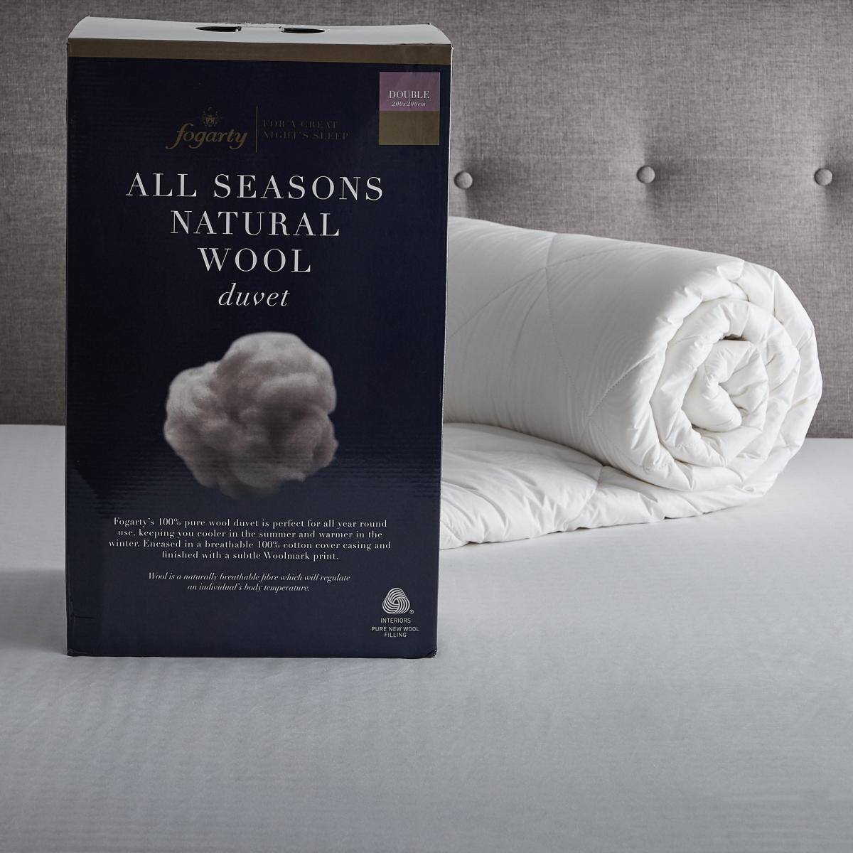 Fogarty Wool All Seasons Duvet White – image 4