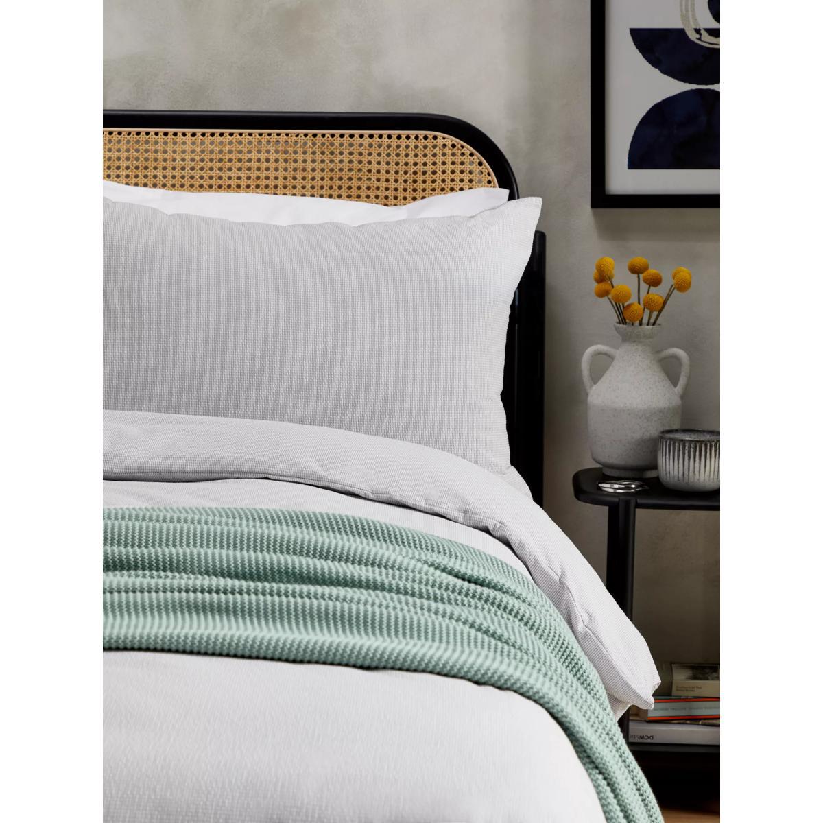 John Lewis & Partners Mini Seersucker Check Duvet Cover Set – image 2