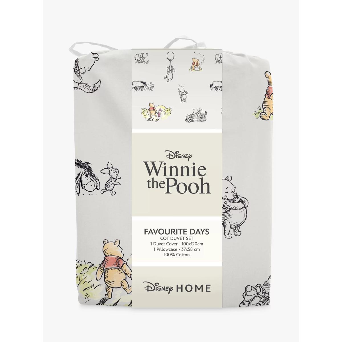 Disney Winnie The Pooh Exploring A Classic Toddler Duvet & Pillowcase Set – image 6