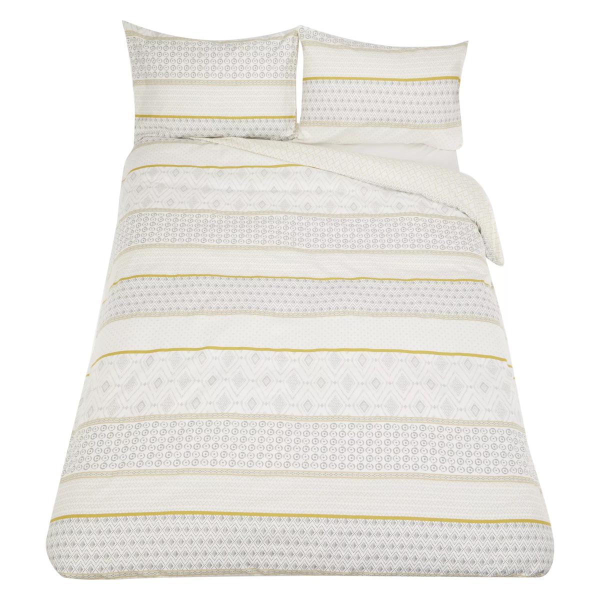 John Lewis & Partners Textured and Decorative Fusion Nisha Stripe Duvet Cover Set – image 4