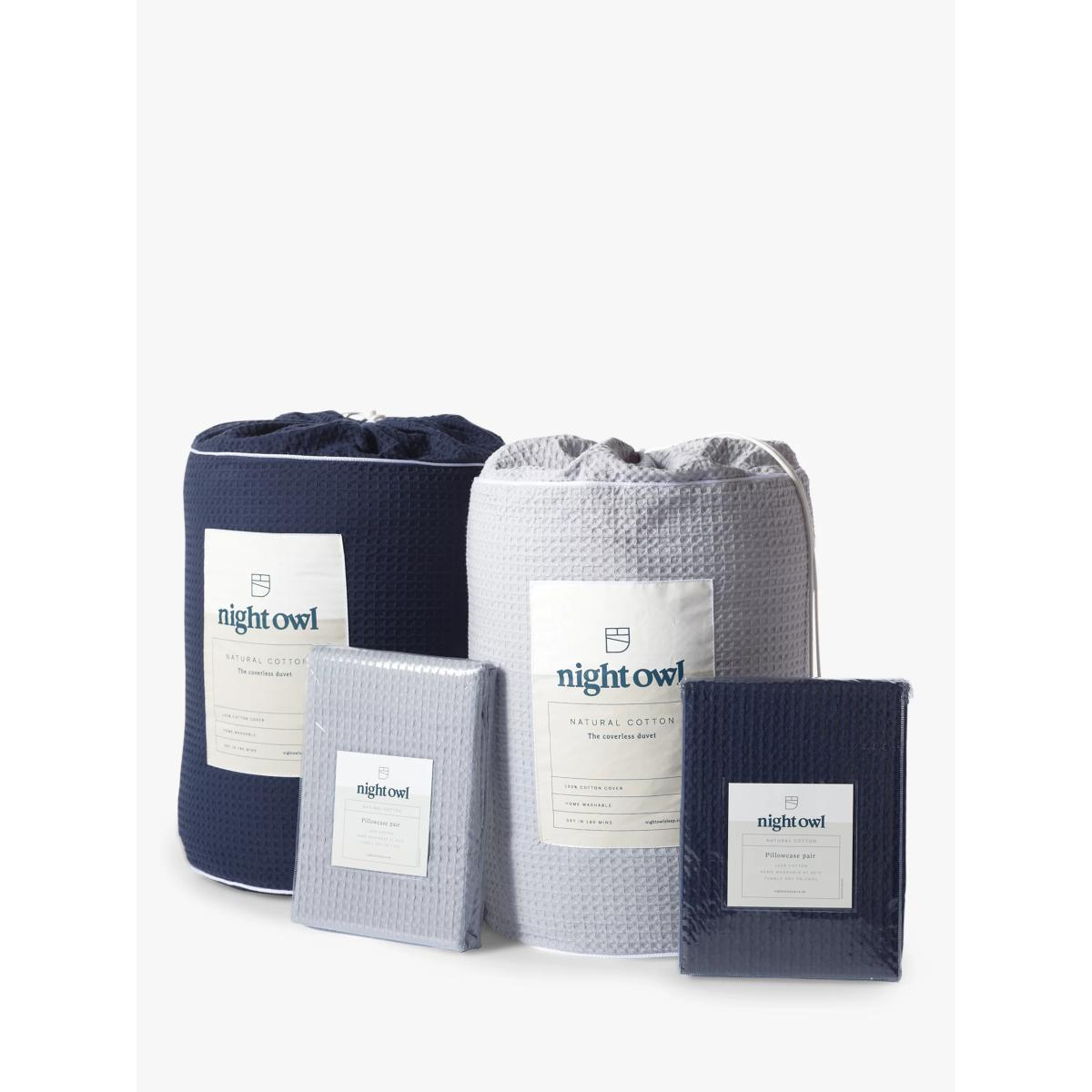 The Fine Bedding Company Night Owl Waffle Coverless Duvet, 10.5 Tog – image 5