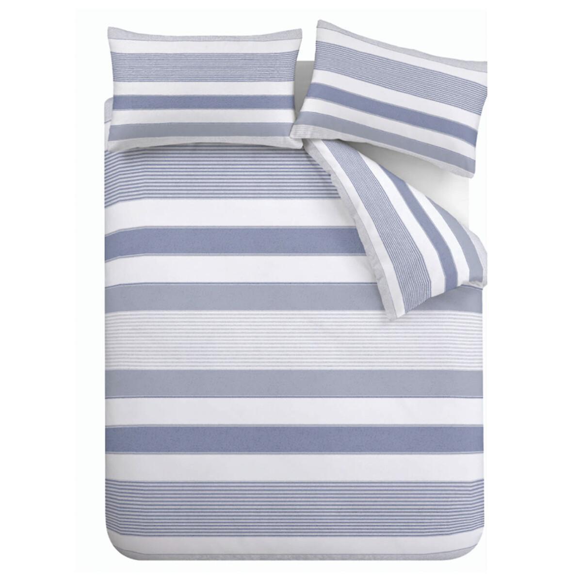 Newquay Stripe Easy Care Duvet Set – image 4