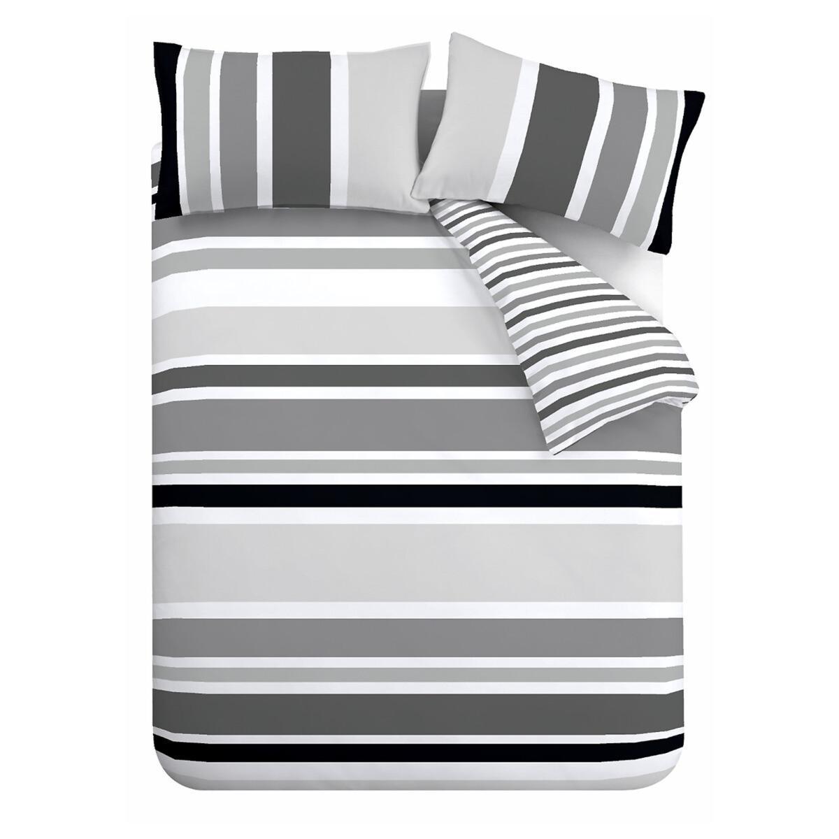 Brighton Stripe Easy Care Duvet Set – image 5